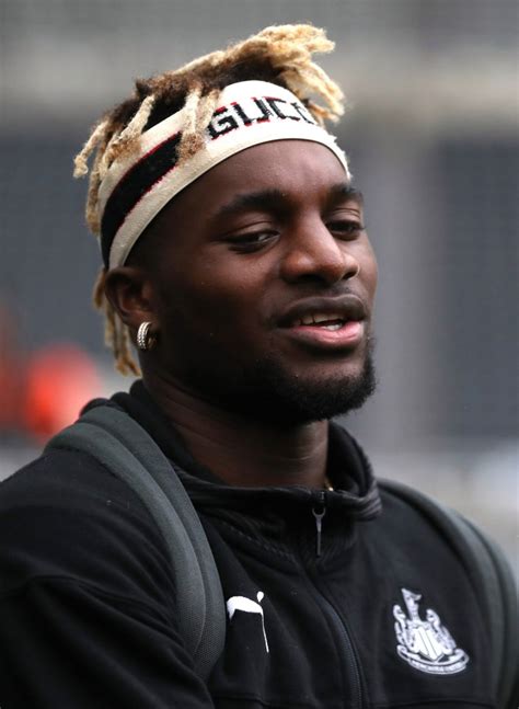 st maximin gucci headband|Newcastle United star Allan Saint.